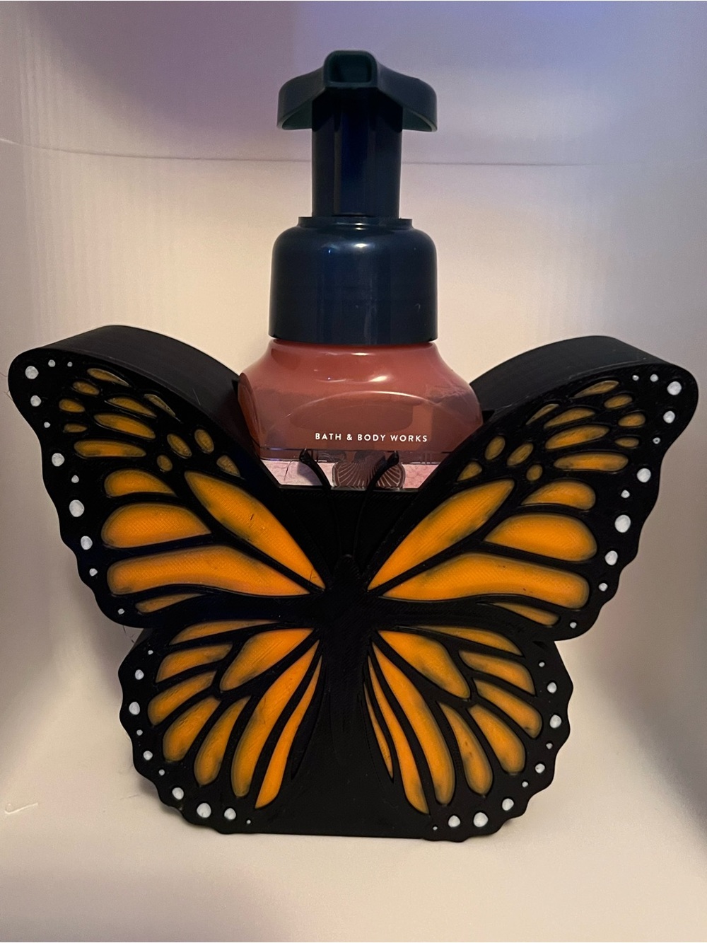 Butterfly bath and body soap holder